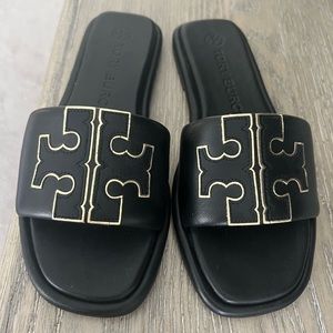Tory Burch Double T Sport Slide